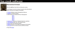 Desktop Screenshot of discuss.fogcreek.com